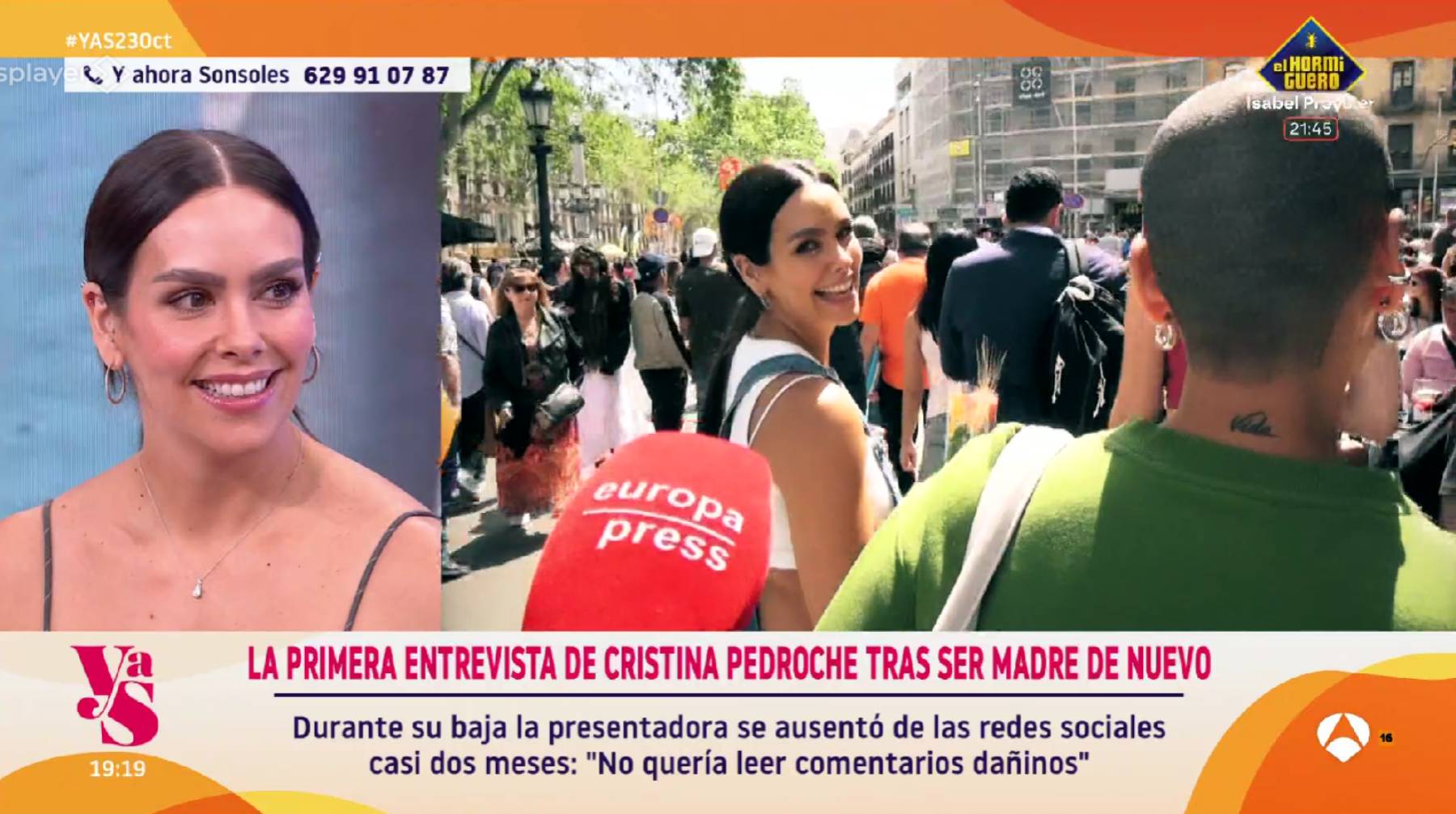 Cristina Pedroche en 'El Hormiguero'. (Foto: Antena 3)