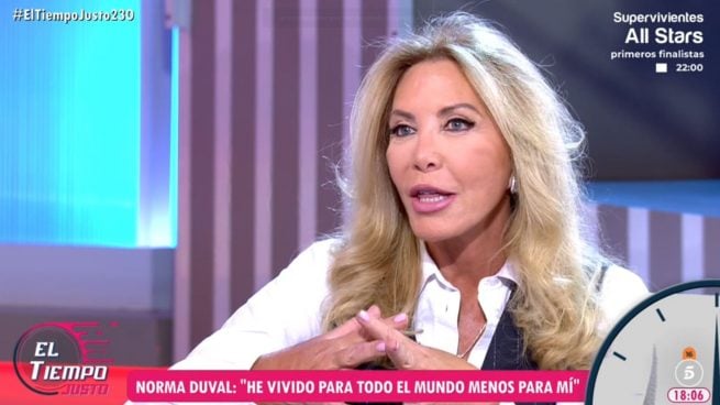 Norma Duval en 'El Tiempo justo'. (Foto: Gtres)
