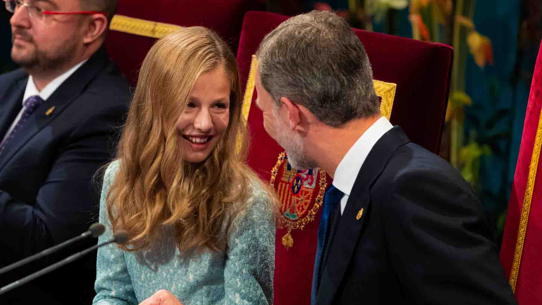 El día que la princesa Leonor emocionó a toda su familia con su discurso más especial