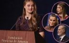 Montaje de la princesa Leonor, la Reina Letizia, el Rey Felipe VI y la infanta Sofía. (Fotos: Gtres)