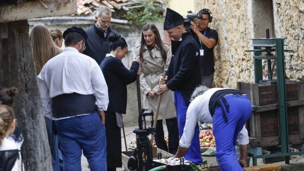 La Familia Real en Valdesoto. (Foto: Gtres)