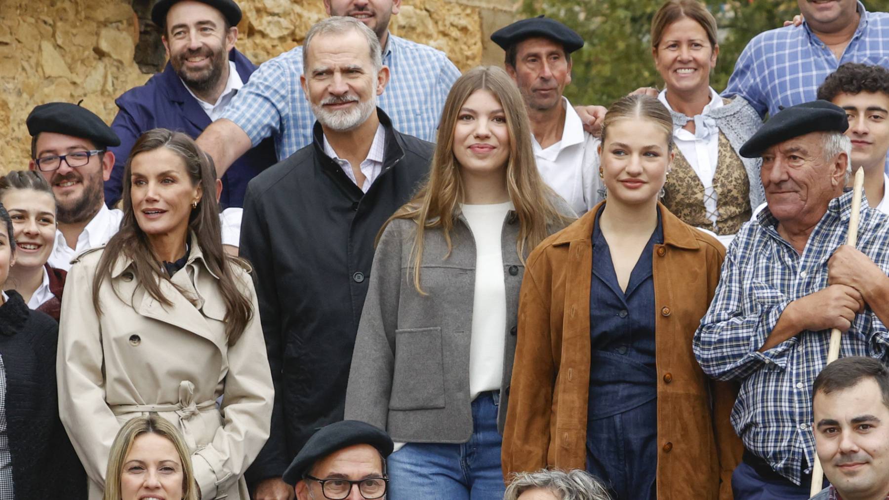 Entre sidra, bolos y chorizo: las anécdotas que ha dejado la visita de la Familia Real a Valdesoto