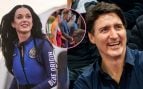 Katy Perry y Justin Trudeau. (Fotos: Gtres y TMZ)