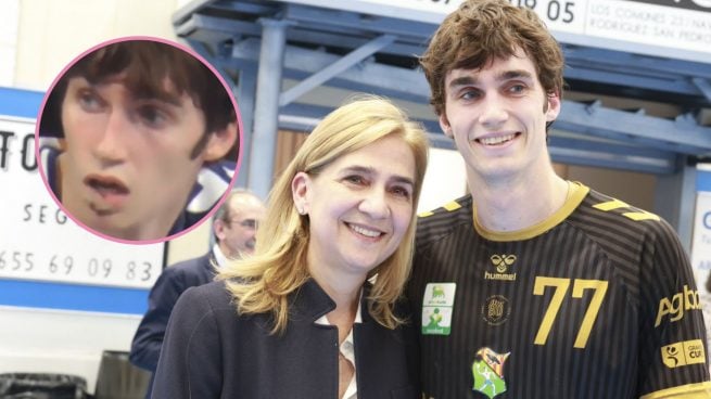 Pablo Urdangarin, la infanta Cristina y la herida del joven. (Fotos: Gtres y Telecinco)