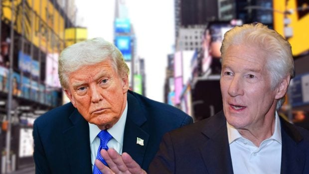 Richard Gere, Donald Trump