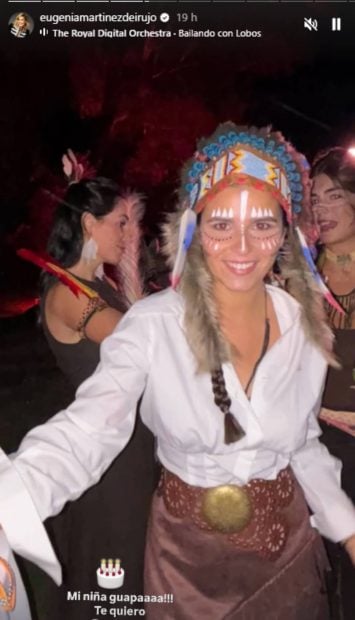 Cayetana Rivera disfrazada de india. (Foto: Instagram)