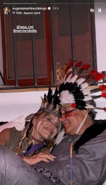 Narcis Rebollo y Eugenia Martínez de Irujo en el cumpleaños de Tana. (Foto: Instagram)