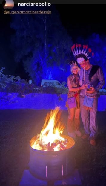Eugenia y Narcis en el cumpleaños de Tana Rivera. (Foto: Instagram)