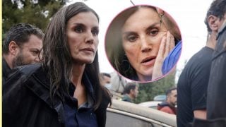 Las impactantes imágenes de la Reina Letizia manchada de barro en Paiporta. (Fotos: Gtres)