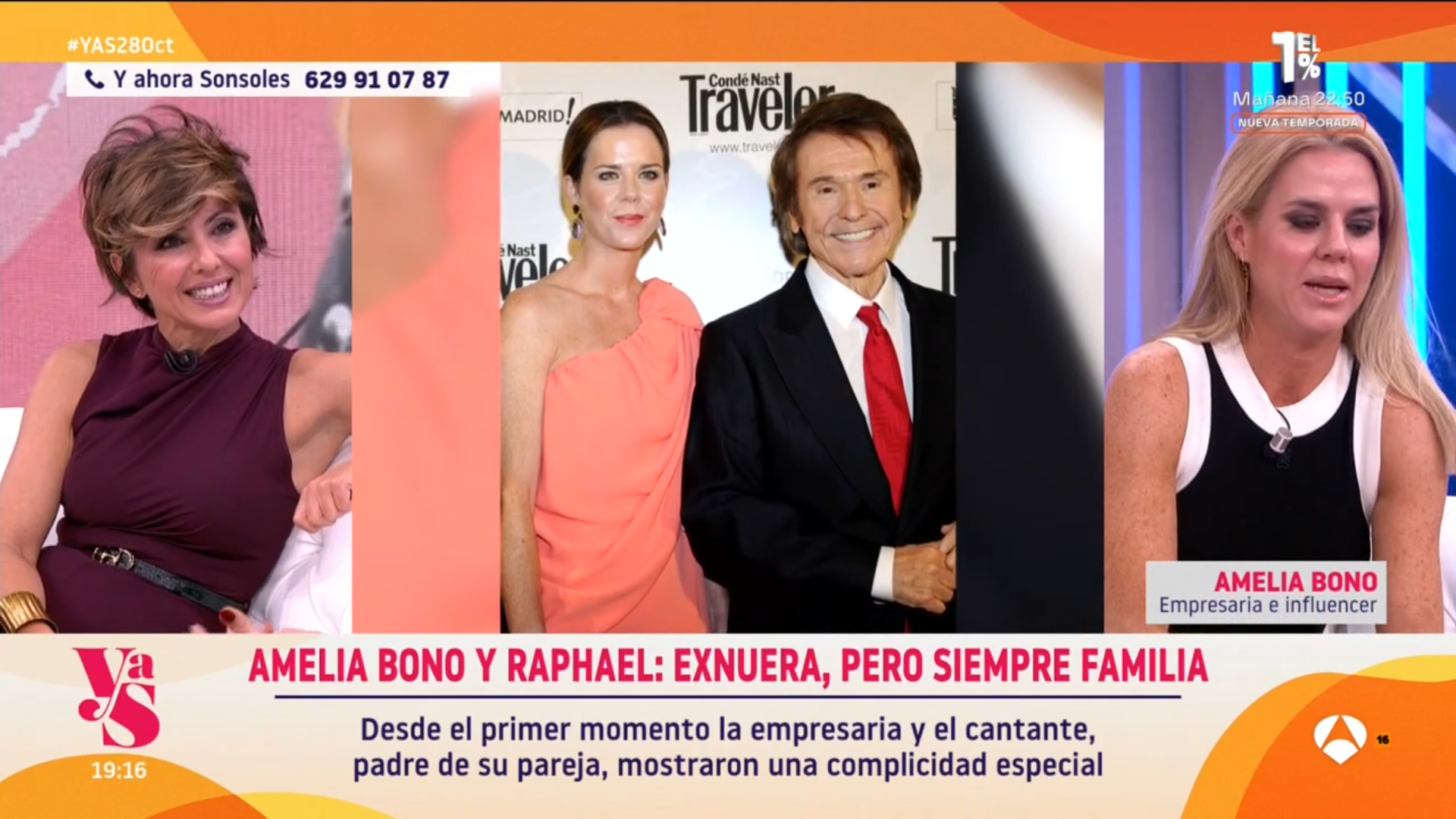 Amelia Bono en 'Y ahora Sonsoles'. (Foto: Antena 3)