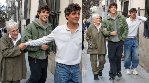 Glenn Close y Los Javis en Madrid. (Fotos. Gtres)