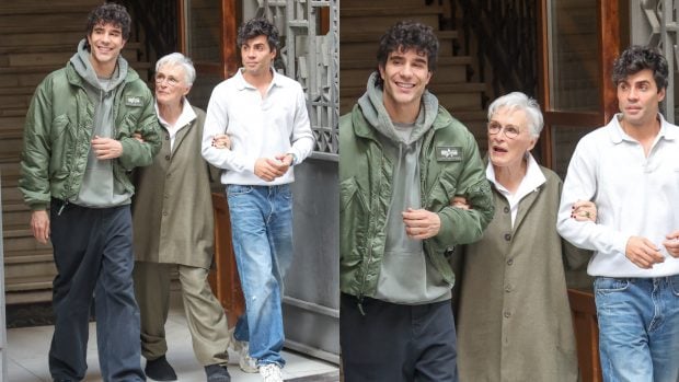 Glenn Close y Los Javis en Madrid. (Fotos. Gtres)