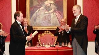 El Rey Felipe con Jaime Alfonsín. (Foto: Casa Real)