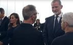 Los Reyes Felipe y Letizia en el homenaje de Estado a las víctimas de la DANA. (Foto: RTVE)