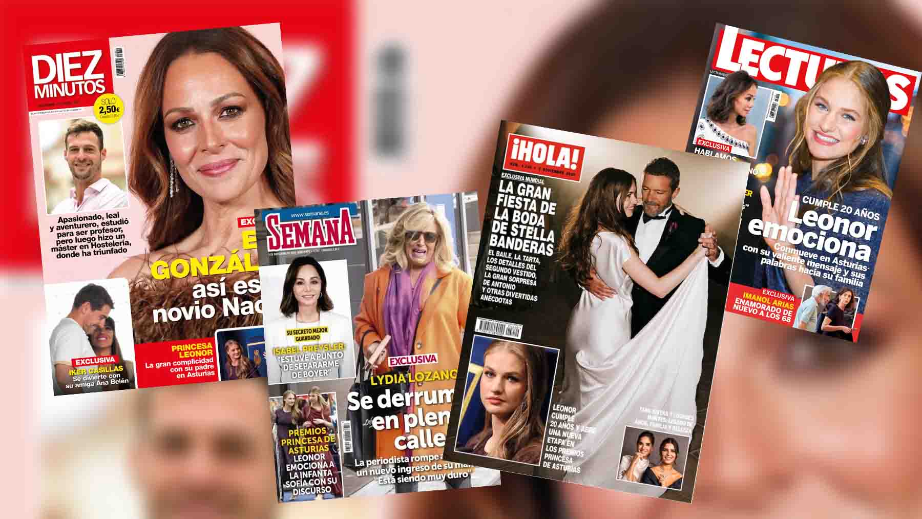 Portadas de revistas: el nuevo amor de Imanol Arias y el novio de Eva González