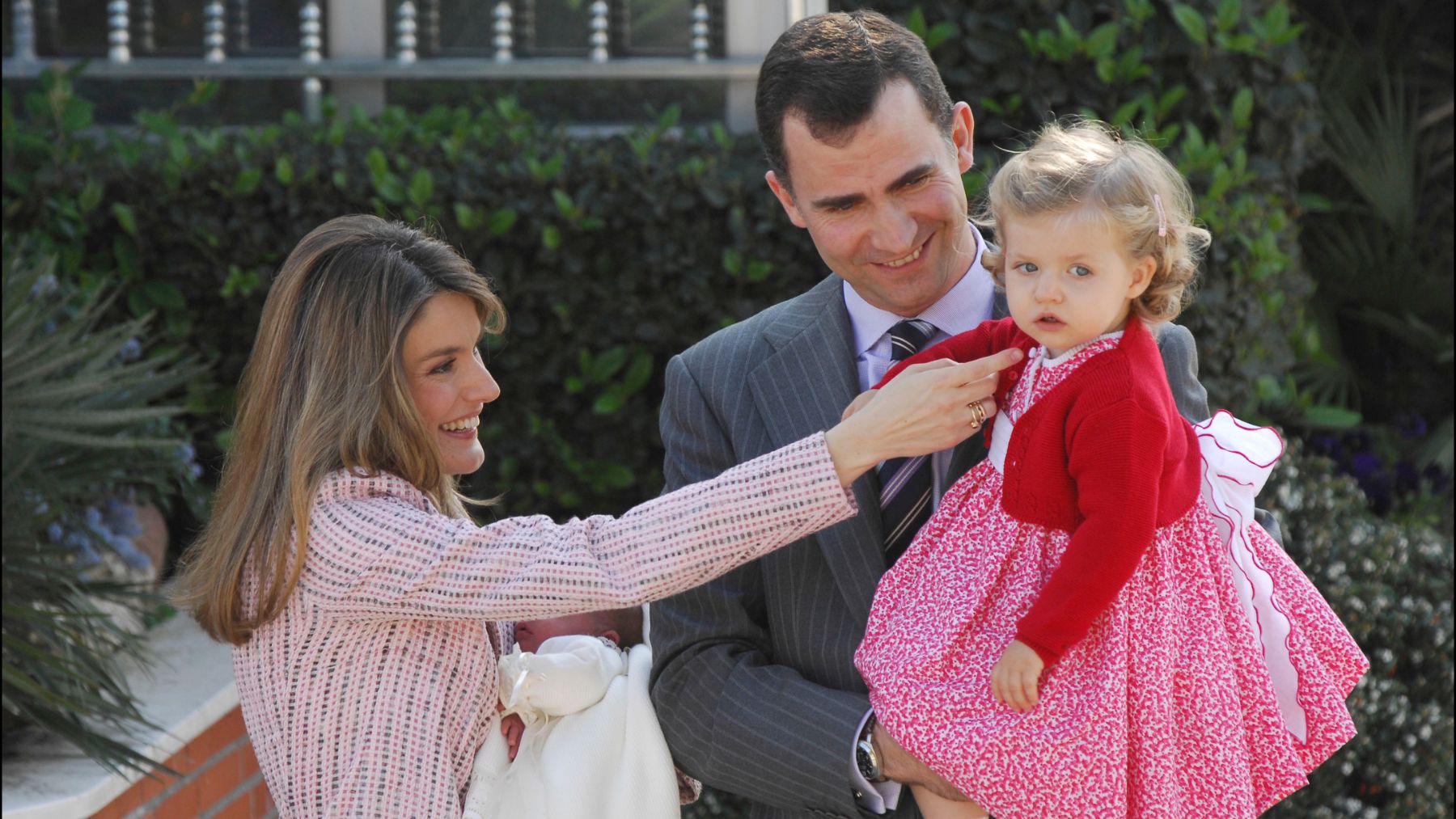 Presentación de la infanta Sofía. (Foto: Gtres)