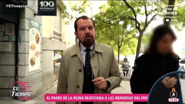 Captura de Jesús Ortiz, padre de la Reina Letizia en 'El tiempo justo'. (Foto: Telecinco)