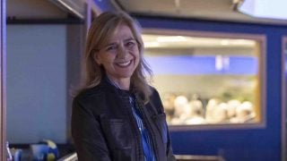 La infanta Cristina en un partido de Pablo Urdangarin. (Foto: Gtres)