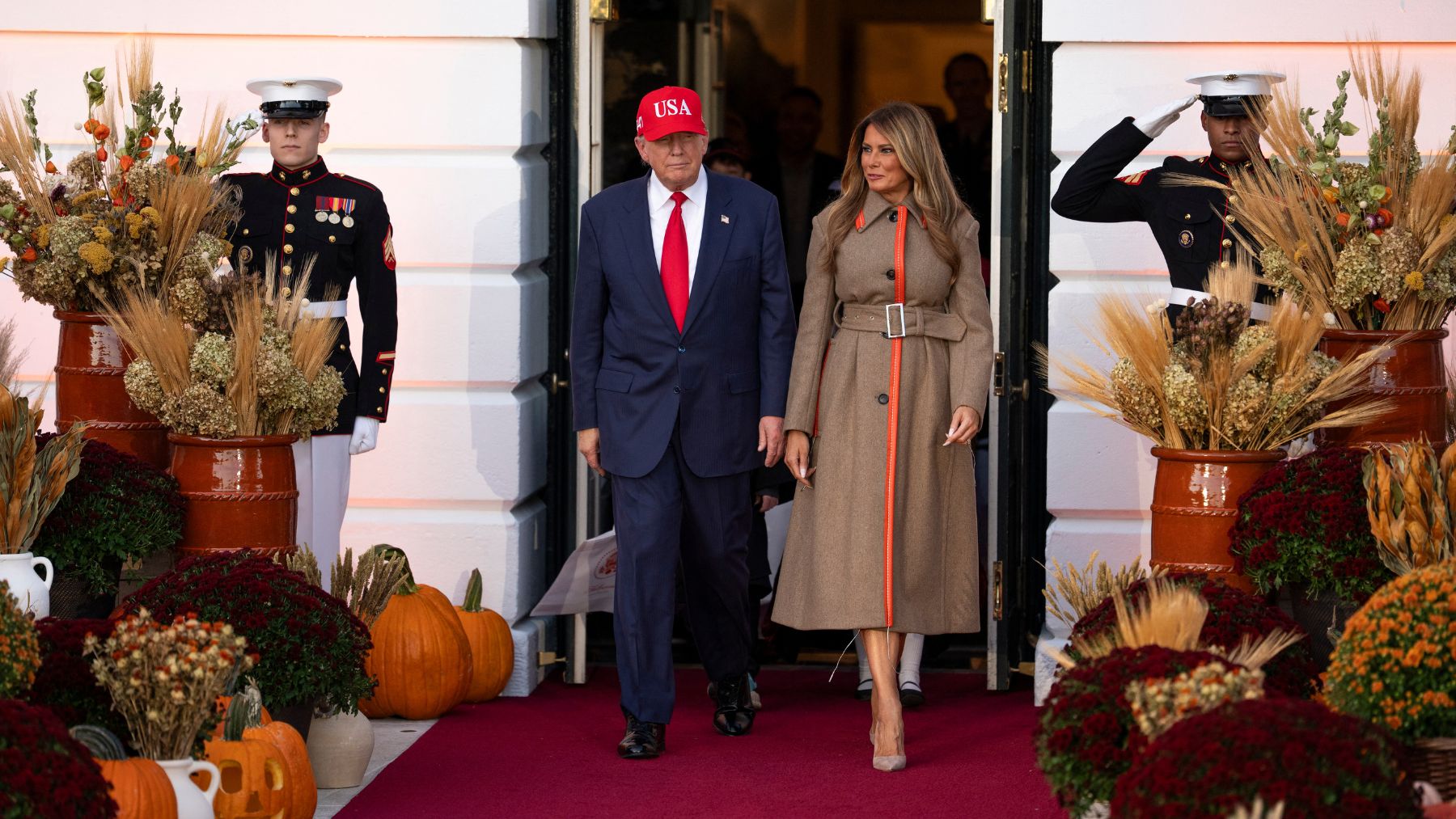 Donald y Melania Trump en la Casa Blanca. (Foto: Gtres)