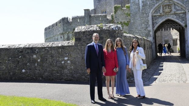 La princesa Leonor durante su graduación en el UWC Atlantic College. (Foto: Gtres)