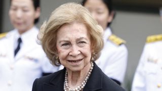 La Reina Sofía en un acto en Madrid. (Foto: Gtres)