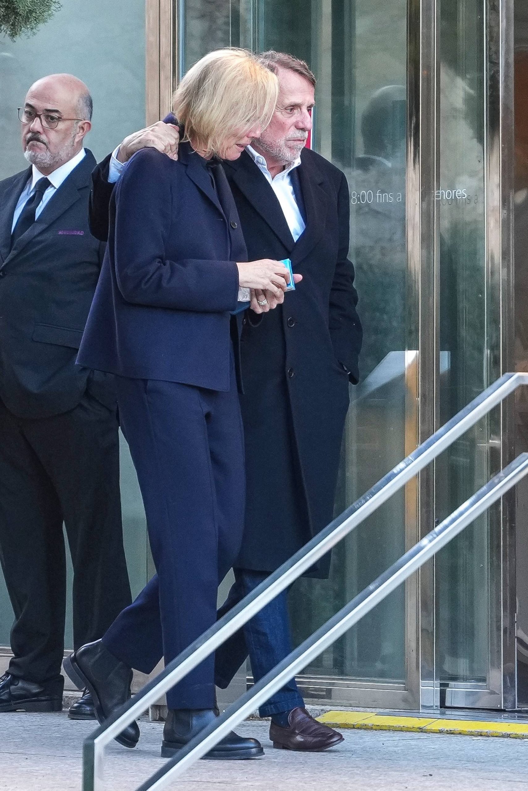 Estefanía Knuth en el funeral de Isak Andic. (Foto: Gtres)