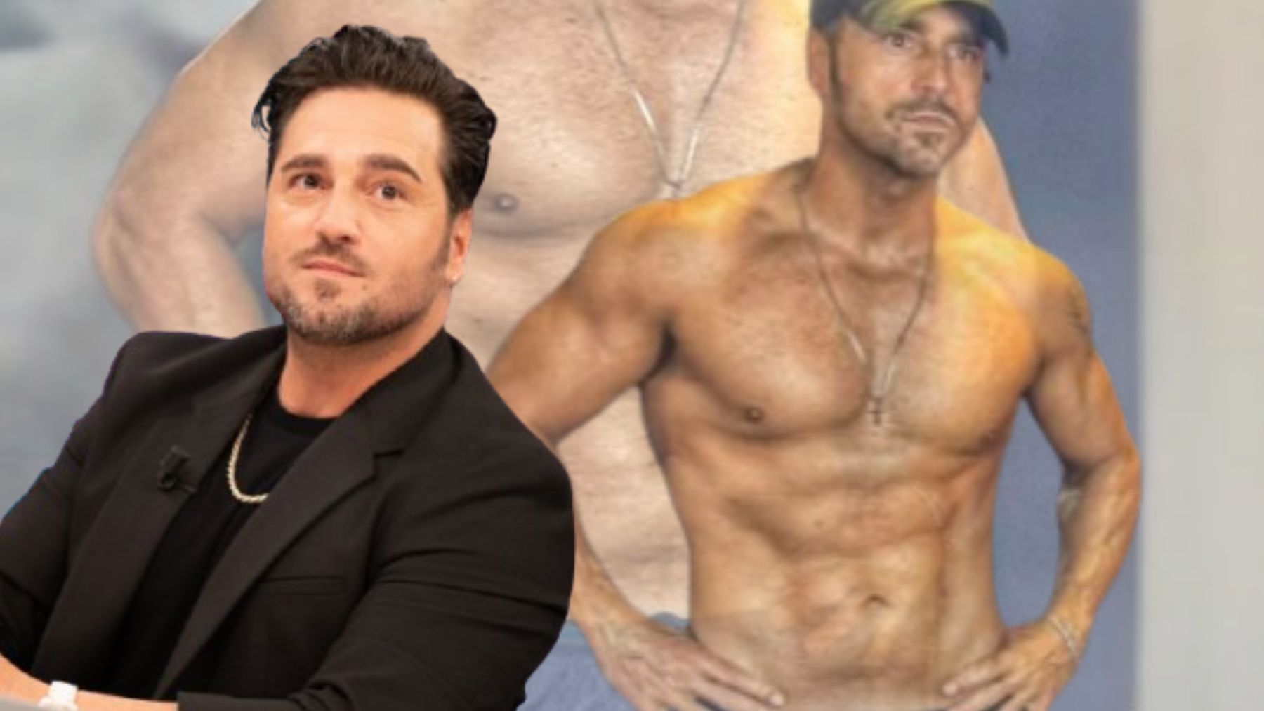 David Bustamante se quita la camiseta y presume de cuerpo tras perder 20 kilos