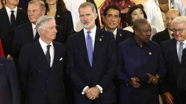 El rey Felipe VI en Giza. (Foto: Casa Real)