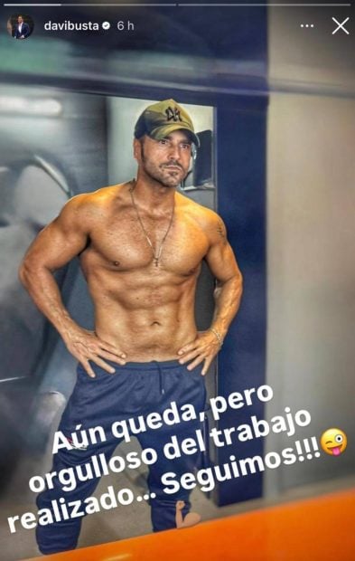 La historia que ha colgado David Bustamamente en Instagram. (Foto: Redes sociales)
