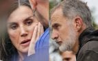 Felipe VI y doña Letizia, hace justo un año, en Paiporta. (Fotos: Gtres/ José Miguel Fernández)