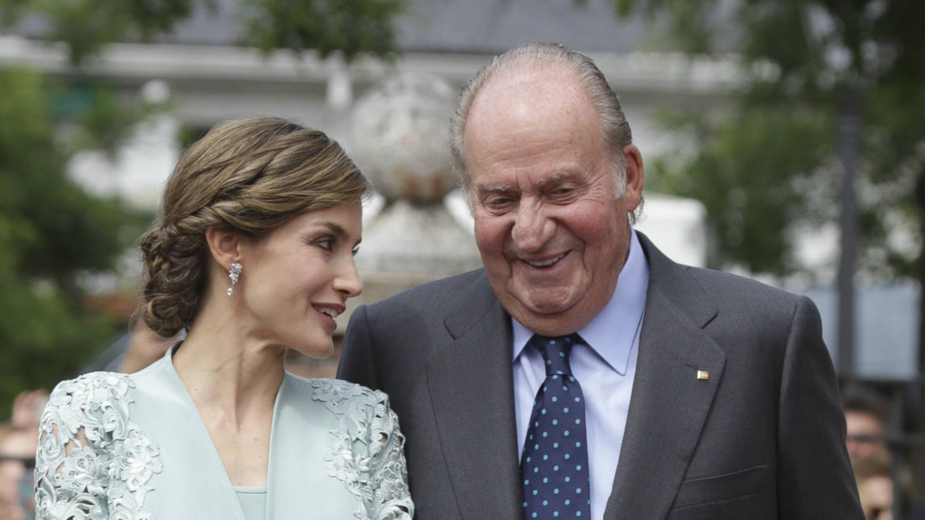 Doña Letizia y Juan Carlos I. (Foto: Gtres)