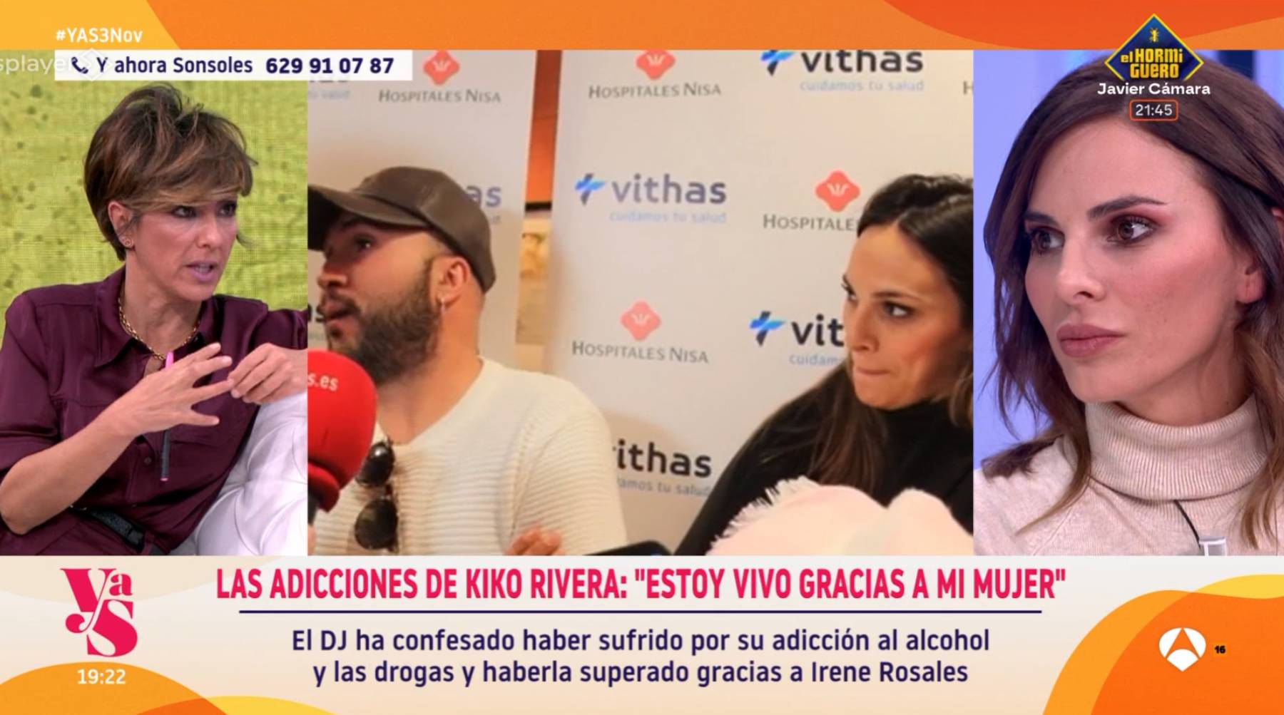 Irene Rosales en 'Y ahora Sonsoles'. (Foto: Antena 3)