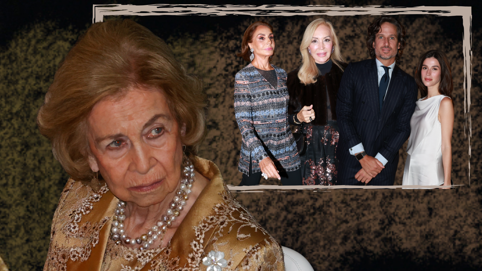 De Lomana a Feliciano: los VIP arropan a doña Sofía en una noche marcada por la salud de Irene de Grecia