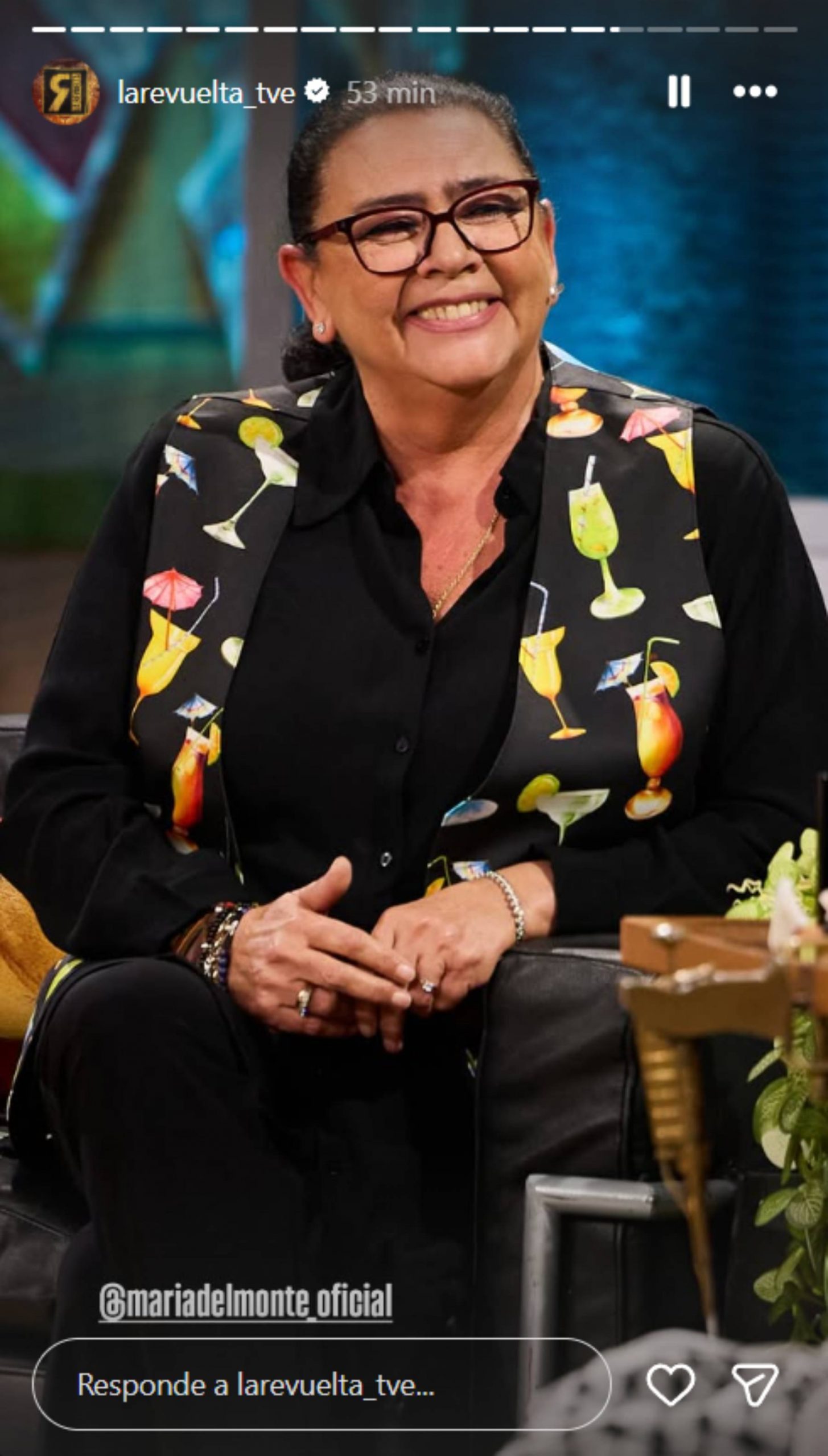 María del Monte en 'La Revuelta'. (Foto: RTVE)