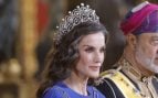 La Reina Letizia en una recepción oficia. (Foto: Gtres)