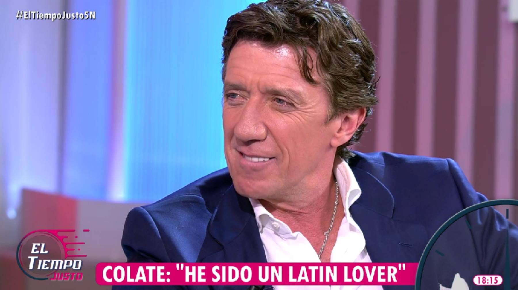 Nicolás Vallejo-Nágera en 'El tiempo justo'. (Foto: Telecinco)