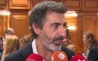 Juan del Val en la rueda de prensa de su novela en Madrid. (Foto: Gtres)