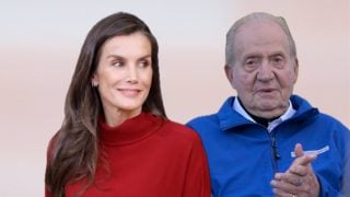 La Reina Letizia y Juan Carlos I. (Foto: Gtres)