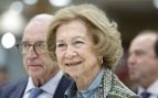 La Reina Sofía en un acto oficial en Madrid. (Foto: Gtres)