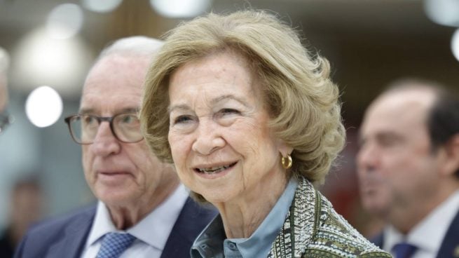 La Reina Sofía en un acto oficial en Madrid. (Foto: Gtres)