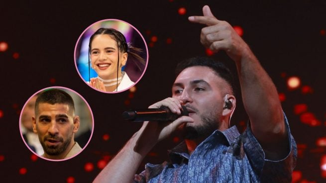 Ilia Topuria, Rosalía y Omar Montes. (Fotos: Gtres)