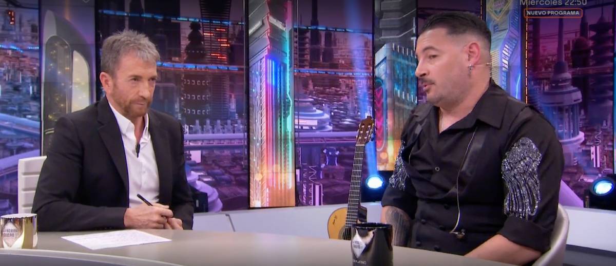 Andy Morales y Pablo Motos en El Hormiguero. (Foto: Antena 3)