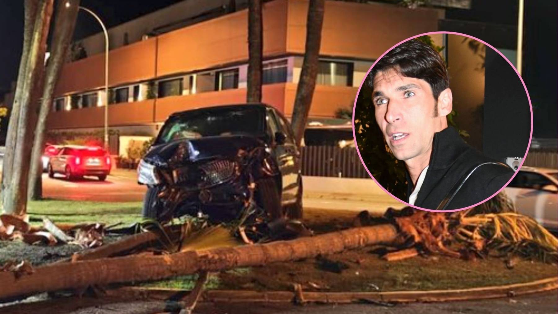 Susto en Sevilla: Cayetano Rivera empotra su furgoneta en una glorieta del Real Club de Golf