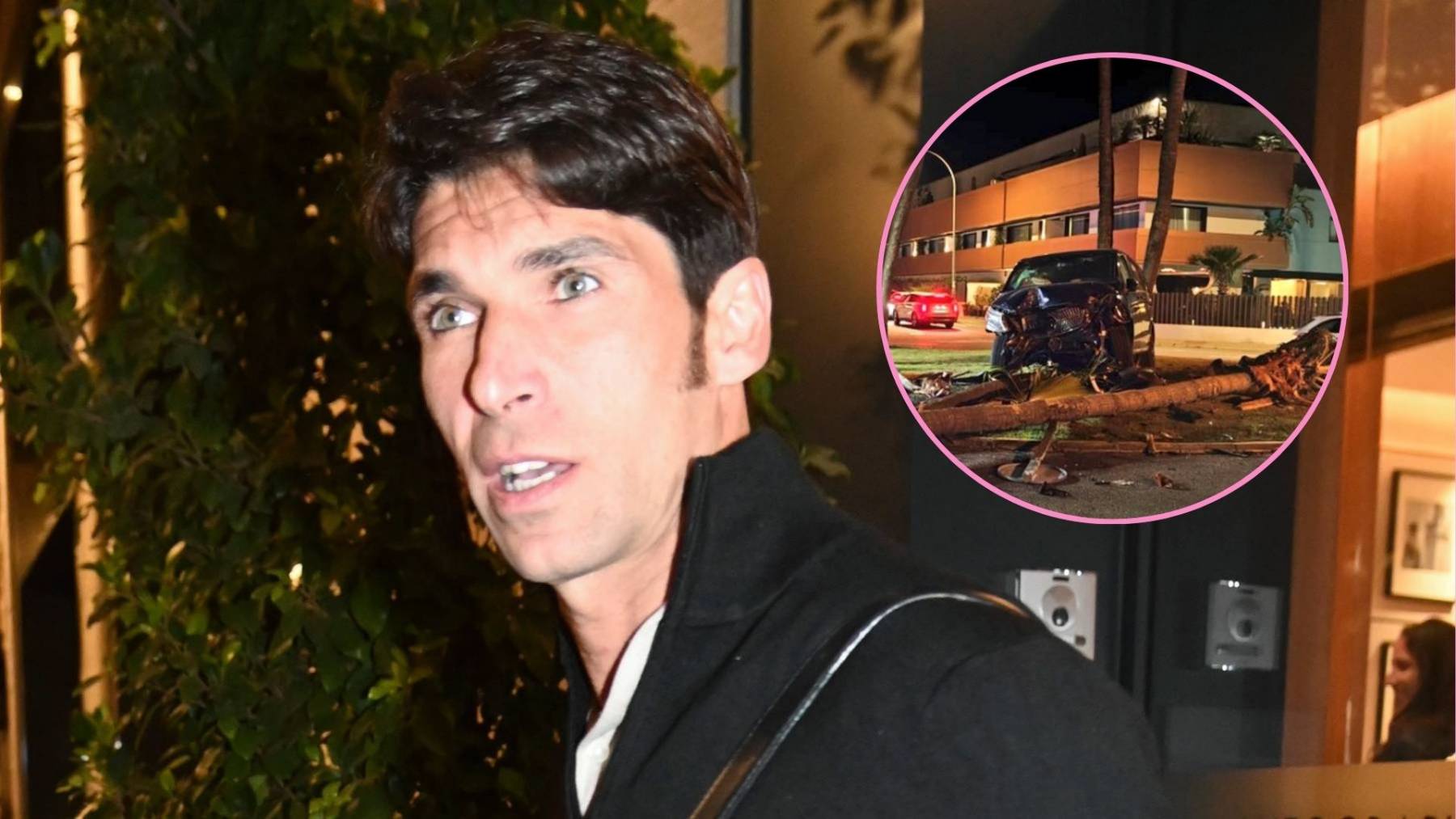 Susto en Sevilla: Cayetano Rivera empotra su furgoneta en una glorieta del Real Club de Golf