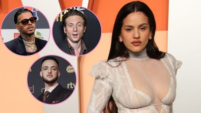 Rosalía y sus exparejas más mediáticas. (Fotos: Gtres)