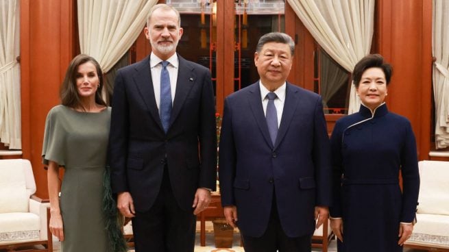 Los Reyes Felipe y Letizia en su viaje de Estado en China. (Foto: Gtres)