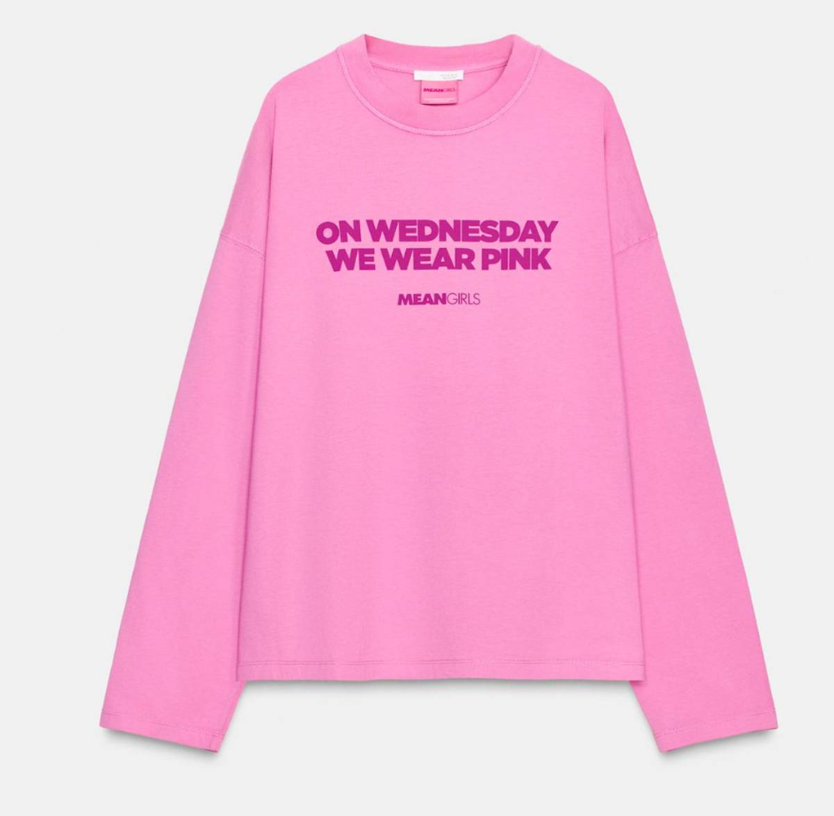 Zara lanza la camiseta Mean Girls™ de manga larga