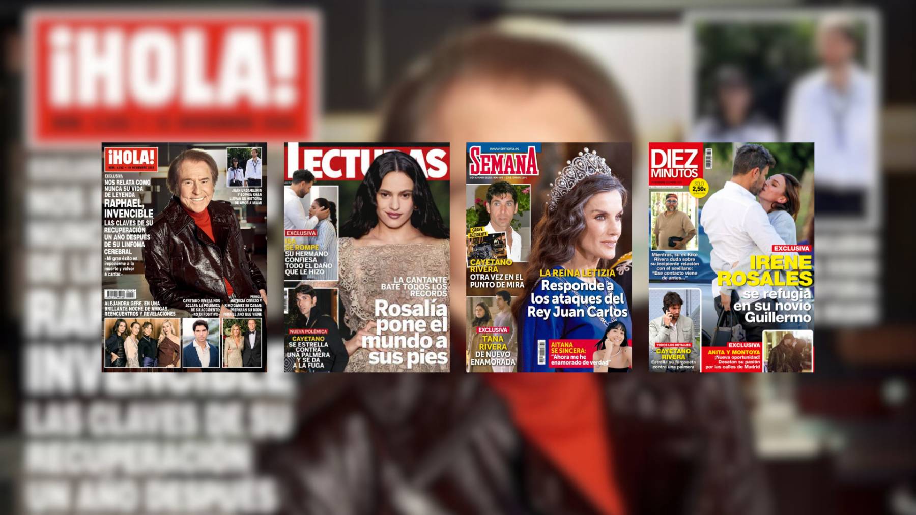 Portadas de revistas: del nuevo novio de Tana Rivera al accidente de tráfico de su tío