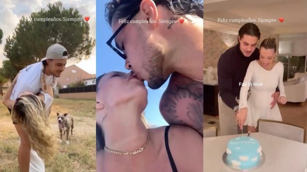 Felicitación de Alejandra Rubio a Carlo Costanzia. (Foto: Redes sociales)