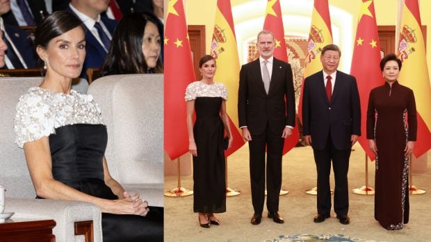 Los Reyes en gala del Gran Palacio del Pueblo junto al presidente chino y la primera dama. (Fotos: Gtres)